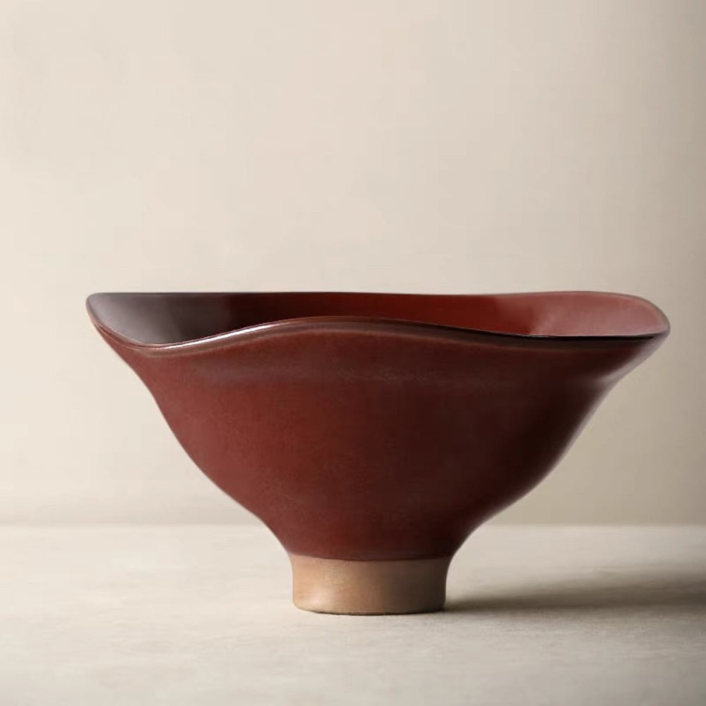 Lotus Bowl - Rich Red