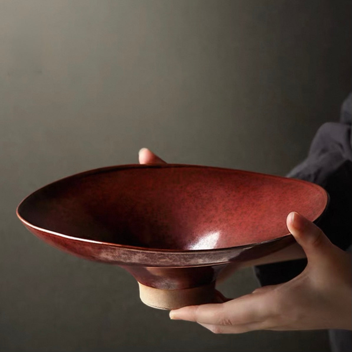 Lotus Bowl - Rich Red